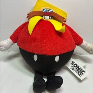 Sega Sonic the Hedgehog 8” Plush DR. EGGMAN 2019 Sega Jakks 2019